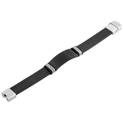 Armband ADELIA´S "Armband aus Leder 21 cm", schwarz, Armbänder, Damen, 21cm, Leder, Armband, Zum Verschenken – passend für viele Anlässe
