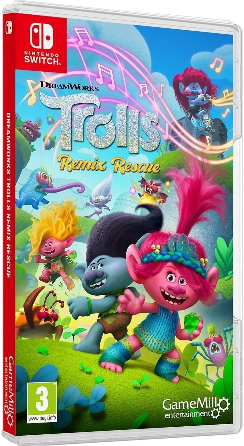 Nintendo Game Trolls Remix Rescue - Nintendo Switch Game, Used - Good