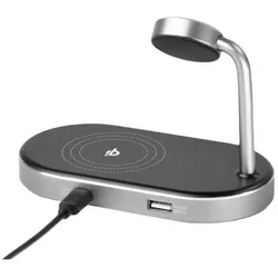 Verbatim WCS-02 3-in-1 (44 W), Wireless Charger, Schwarz, Silber