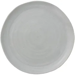 IB Laursen Essteller Grey Waves aus Steingut, Meeresgrau - Ø 27 cm
