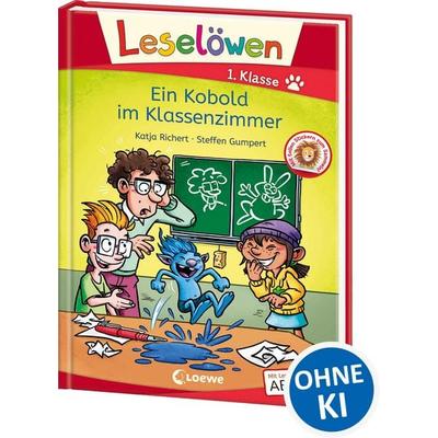 Leselöwen 1. Klasse - Ein Kobold im Klassenzimmer, Gebundene Ausgabe von Katja Richert, Loewe, 978-3-7432-1287-9