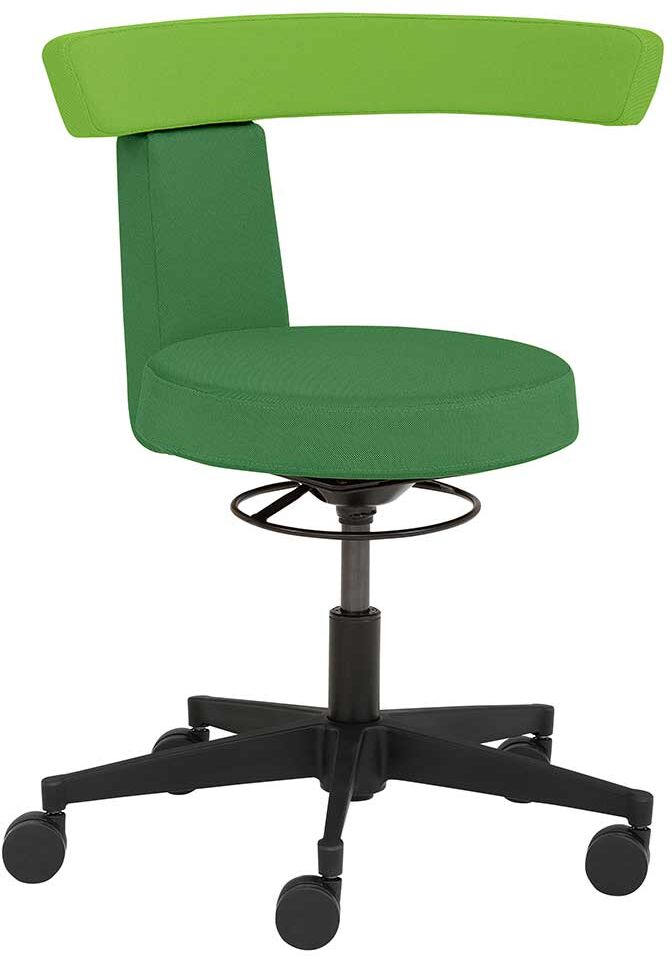 Pharao24.de Funktionsdrehhocker in modernem Design Gasdruck höhenverstellbar