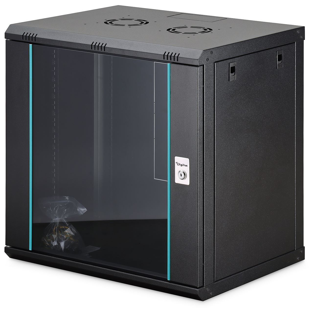 Digitus Wandgehäuse Dynamic 12HE 600x450mm schwarz