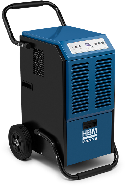 HBM professionelle Bautrockner, Luftentfeuchter, Feuchtigkeitsfänger 70 Liter, 860 Watt