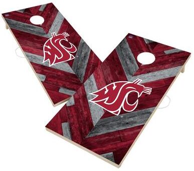 Skip's Garage Washington State Cougars Cornhole Board Set