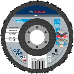 Bosch PRO Reinigungsscheibe N377, Best for Metal - 2608607632