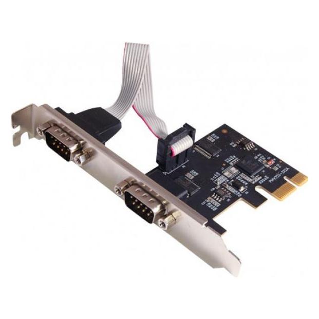 Dexlan Schnittstellenkarte, 2 Port seriell, PCI Express (306588)