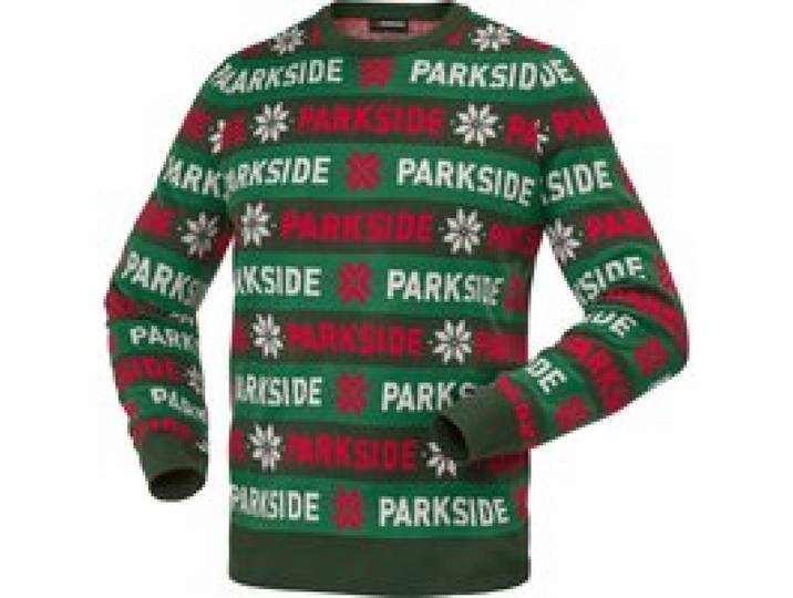 PARKSIDE® Pull-over de Noël pour homme (Vert, S)