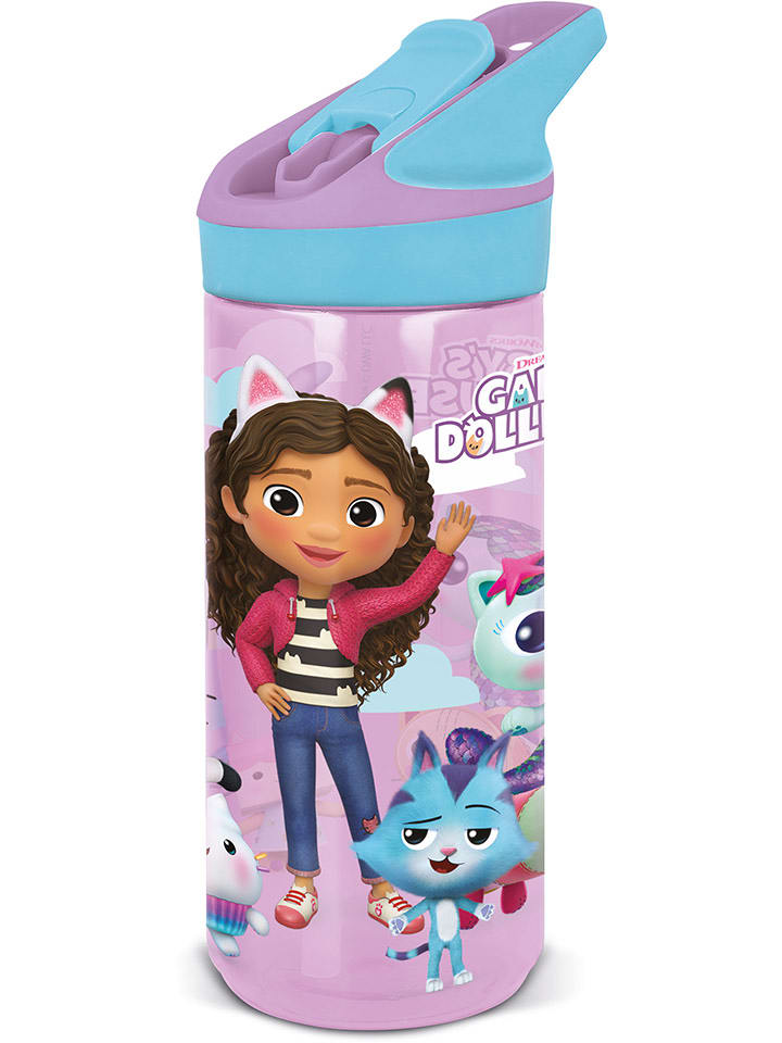 Stor Trinkflasche "Gabbys Dollhouse" in Lila/ Bunt - 620 ml - onesize