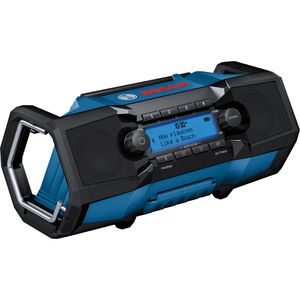 Bosch Baustellenradio PRO GPB18V-3SC, Akku 18V, DAB+, FM, mit USB-C Ladefunktion, Bluetooth