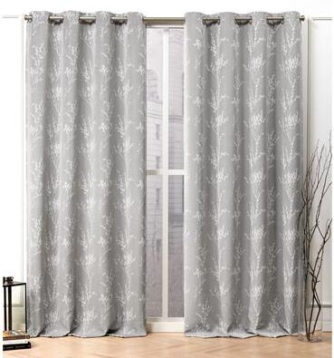 Nicole Miller Turion Grommet Top Curtain Panel Pair