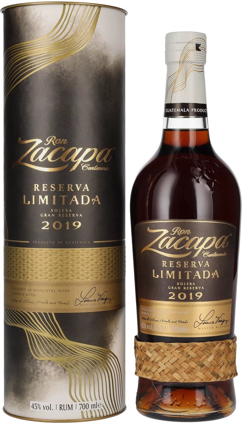 Ron Zacapa Centenario RESERVA LIMITADA Solera Gran Reserva 2019 45% Vol. 0,7l in Geschenkbox