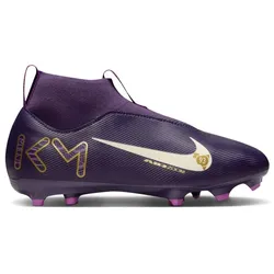 Nike Mercurial Air Zoom Superfly 10 Academy Mbappe FG Kinderfußballschuh violett/gold