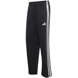 adidas Essentials 3-Streifen Open Hem Fleece Jogginghose Herren KY6625 - black/white XL