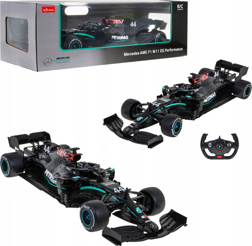 Mercedes-AMG F1 W11 EQ Performance radiografisch bestuurbare auto voor kinderen vanaf 3 jaar, zwart