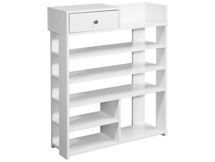 Standregal mit 1 Lade 75 cm Weiß