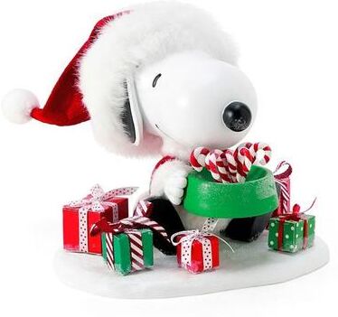 Enesco/Dept 56 Snoopys Bowl of Treats Clothtique White , White