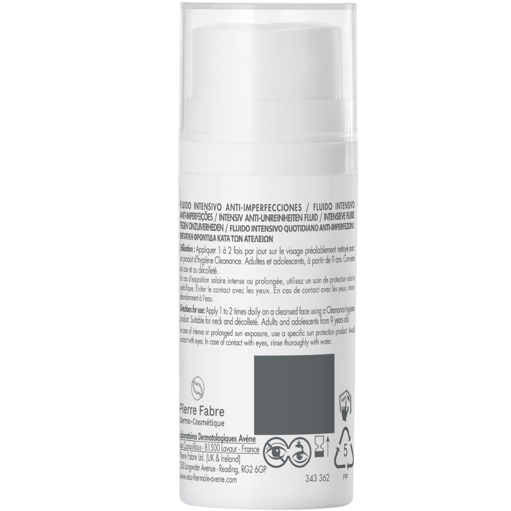 Avène Cleanance Comedomed+ Intensive Anti-Blemish Fluid for Pimples, Blackheads and Marks 30mL SPF30