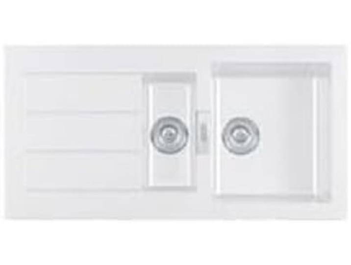 Franke Sid 651 top-mount Sink Auflage (über Spüle Arbeitsplatte, Rechteckig, Weiß, rechteckig, 350 x 410 mm, eckig)