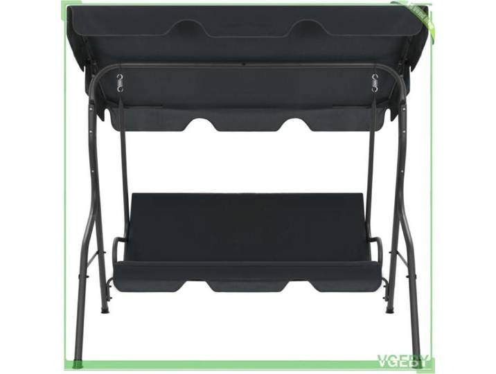 Balancelle de jardin - FAFEICY - 45352 - Anthracite - 170x110x153 cm - Cadre acier