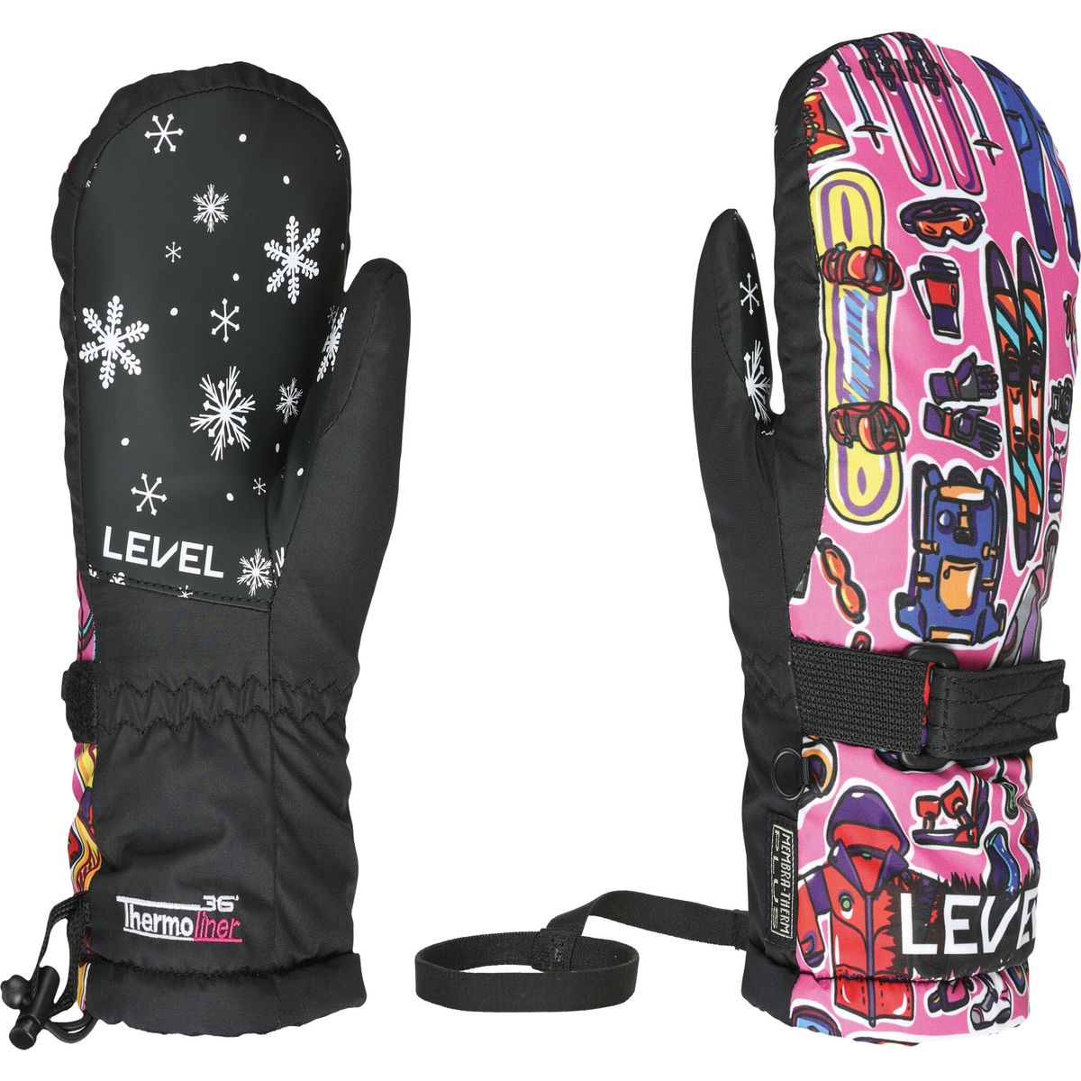 Level Junior Mitten hot pink (62) VI 4153JM-62-VI