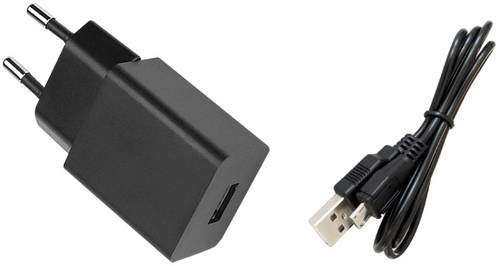 HN Power HNP07-USBV2-SET1 USB Ladegerät 7W 1x USB-A Schwarz Innenbereich