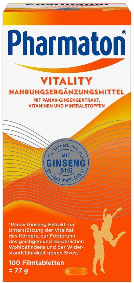 Pharmaton Vitality Filmtabletten 100stk