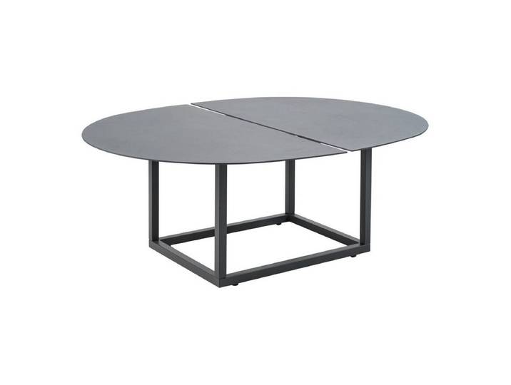 Brafab Couchtisch, Stabiles, rechteckiges Aluminiumgestell mit Stellschrauben