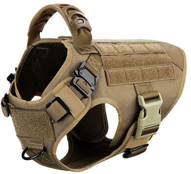 Uplift Essentials Large Dog Harness And Leash Training Set For German Shepherd And Medium To Large Breeds l brown Harness