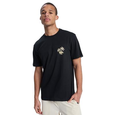 T-Shirt QUIKSILVER "Evo Learning From Nature", Herren, Gr. XS, schwarz, Obermaterial: 100% Baumwolle., Shirts T-Shirt