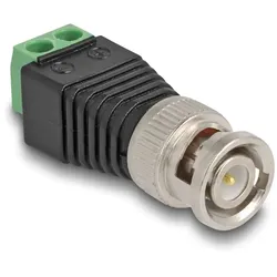 DELOCK Adapter Terminalblock 2Pin -> BNC Stecker