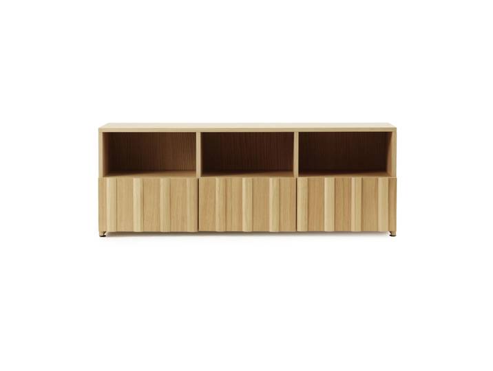 Normann Copenhagen Rib Sideboard Hybrid Eiche, 44x120x38 cm