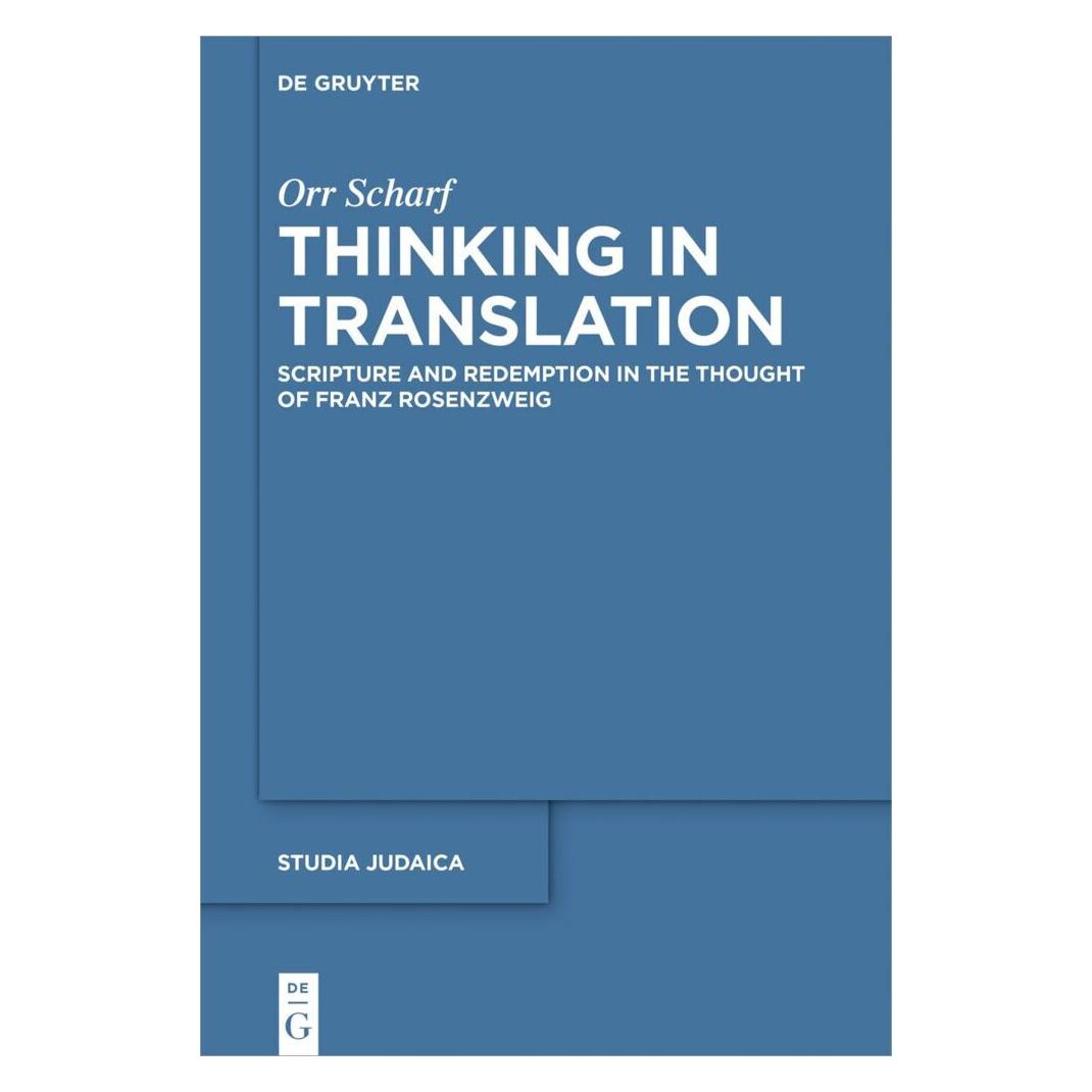 De Gruyter Thinking in Translation (Englisch, Softcover, Orr Scharf) (56827886)