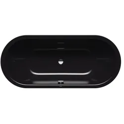 Kaldewei Classic duo oval Badewanne 291200013701 180x80cm, Perl-Effekt, schwarz