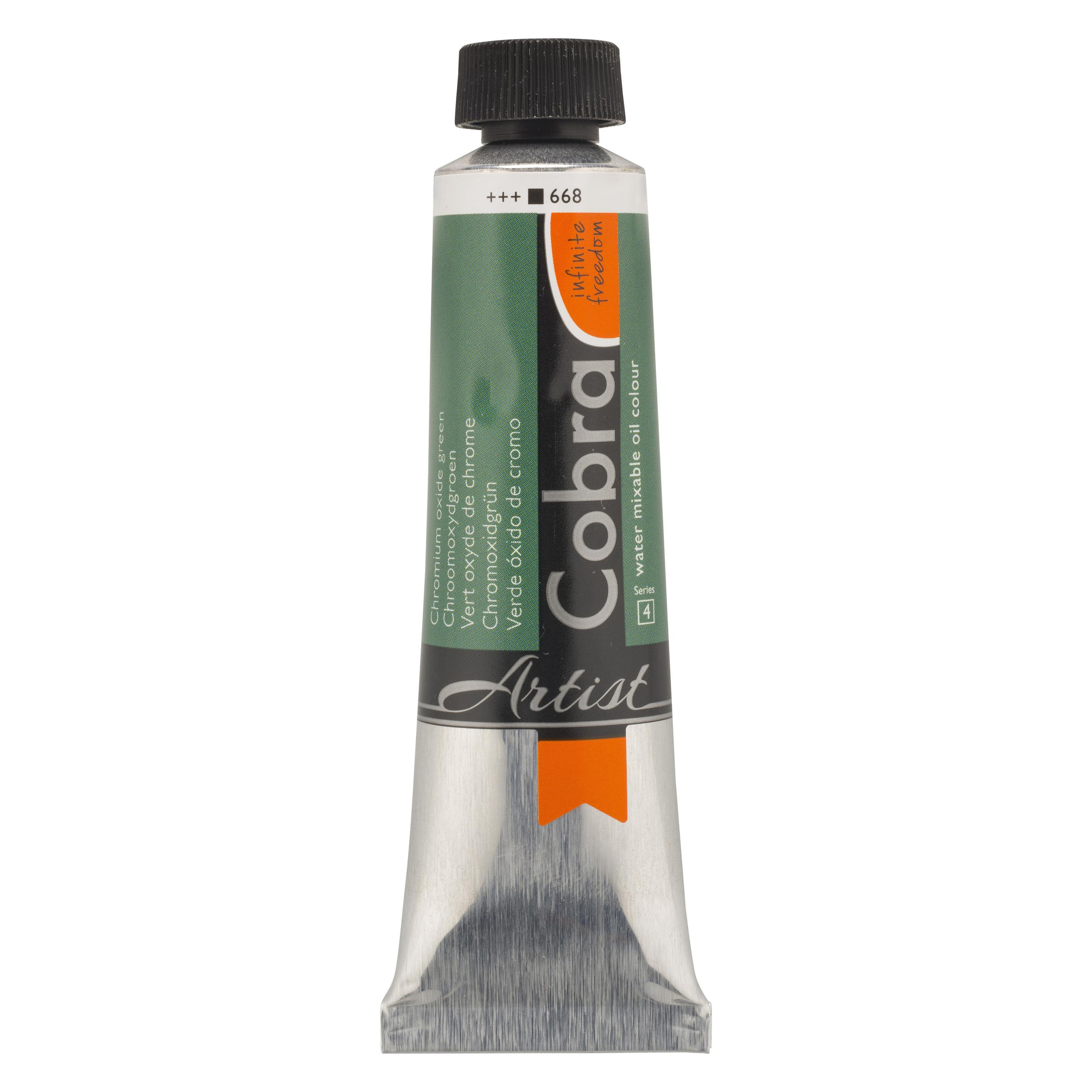 Talens Oelfarbe Cobra wasservermalbar Chromoxdigrün 668 (40 ml) (21056680)