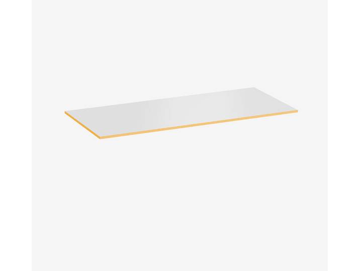 Gaming Tischplatte Weiß Rechteck Weiß Silktouch Sundown 1800 x 800 x 19 mm