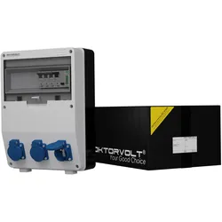 Stromverteiler TD-S/FI 3x230V franz System Stromzähler MID Doktorvolt DV-9894-F