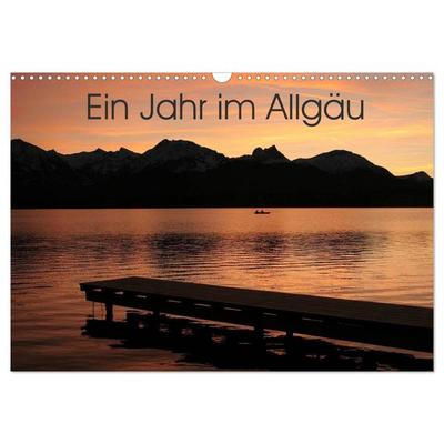 Ein Jahr im Allgäu (Wandkalender 2026 DIN A3 quer), CALVENDO Monatskalender
