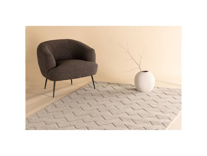 Teppich Fika Braun Polyester 230 x 160 cm - Teppich