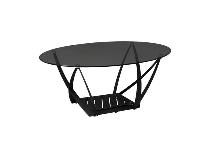 Trendstore Marisa Couchtisch mit Platte aus Glas oder Eiche Nach