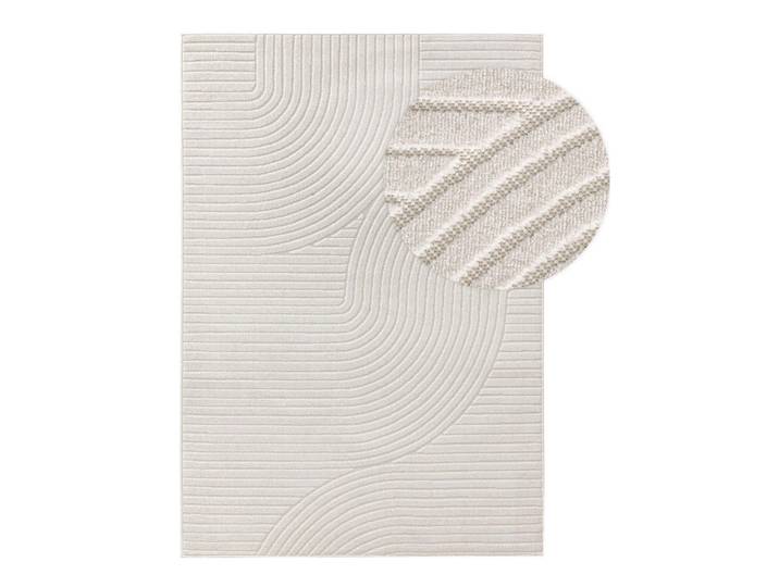 Kunstloft Outdoorteppich Mars Cream 280/380 cm, Beige, Kunststoff, Abstrakt, Rechteckig, 280x1 cm, wasserabweisend, Teppiche & Böden, Teppich, Outdoorteppich