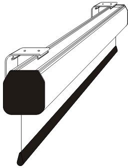 SweetPRO Leinwand mit Motor, 250x190cm, 4:3
