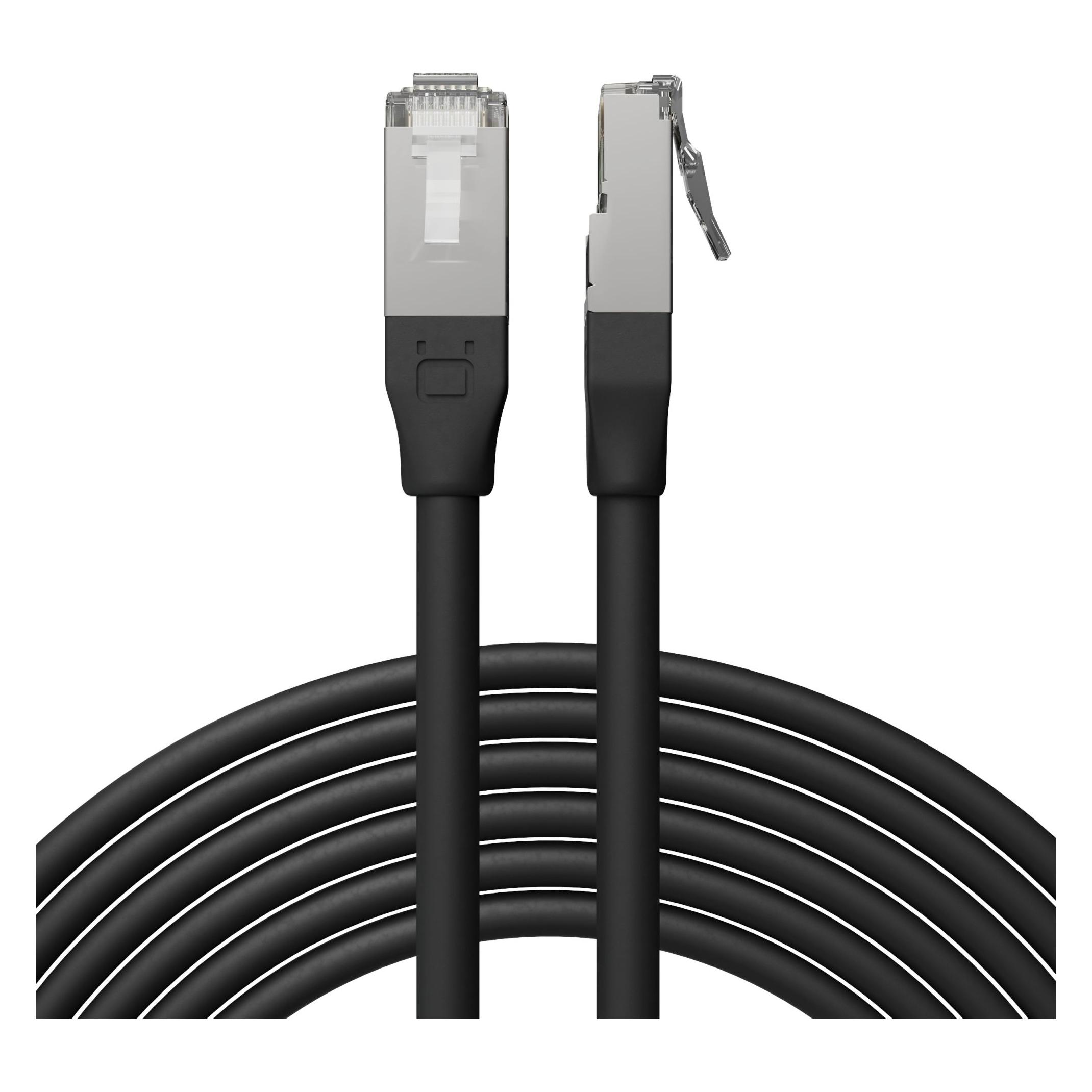 Broadbe Outdoor Patch Cable 10G Black 3m BTP-O26C6A-BK-3M (3 m) (BTP-O26C6A-BK-3M)