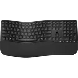 HP 685 Comfort Dual-Mode Keyboard, Volle Grösse (100%), Kabellos, RF Wireless + Bluetooth, Membran Ke (DE, Kabellos), Tastatur, Schwarz