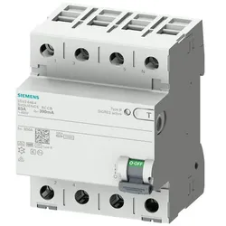 FI-Schutzschalter B 4p SENTRON 400V 40A 0,3A selektiver-Typ 4TE DIN-Schiene(REG)