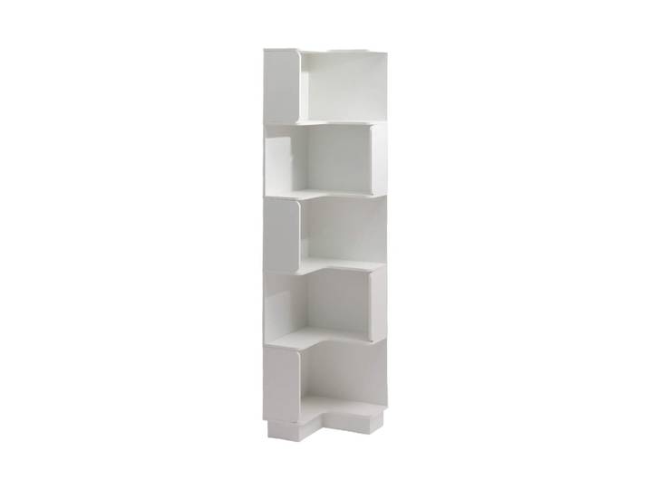 Bibliothèque 6 étagères en mdf blanc 175x38,5x37,5