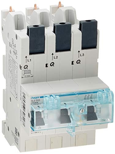 Hager SLS-schakelaar HTS363E 63A 3-polig wit