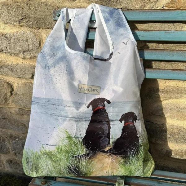 Winkelmand Szoperka Honden op de duinen van Alex Clark