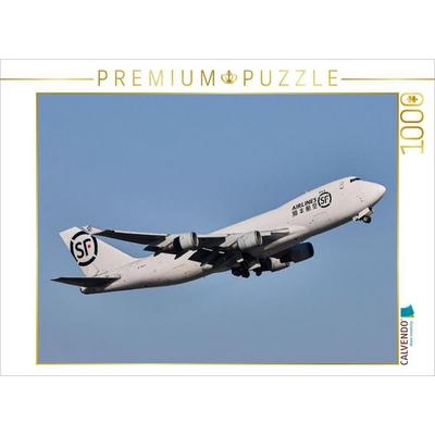 CALVENDO Puzzle B-2426 - SF Airlines - Boeing 747-40BERF | 1000 Teile Lege-Größe 64x48cm Foto-Puzzle für glückliche Stunden