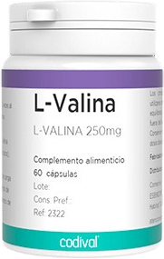 Codival L-Valine 250 mg 60 Capsules